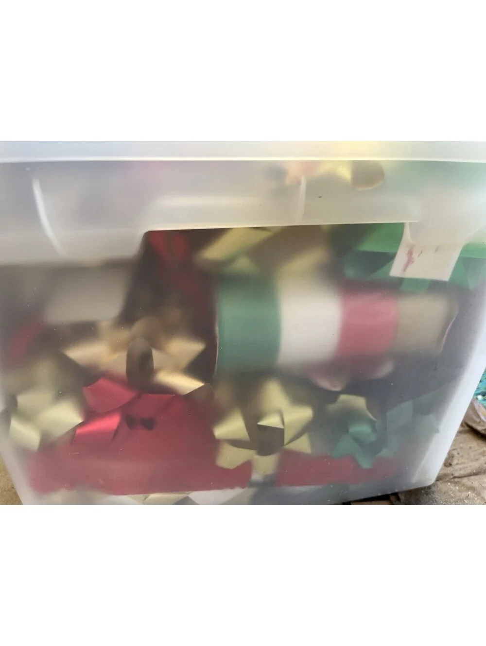 Gift Wrap Bow Lot Assorted Christmas Holiday Present Toppers Craft Supplies